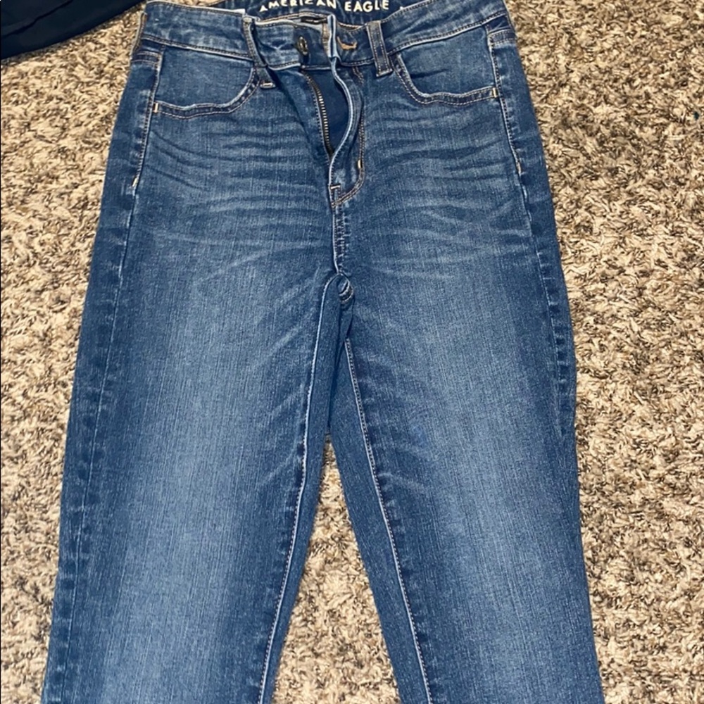 Super high rise American Eagle jeans